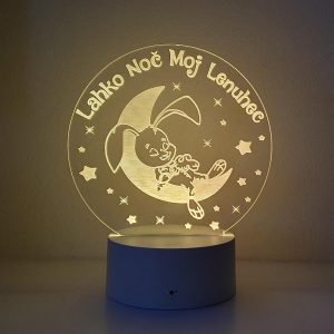 Personalizirana nočna svetilka - lenuhec