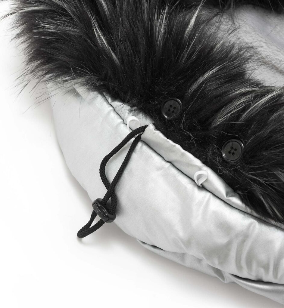 Prestižna zimska vreča Bellochi - srebrna