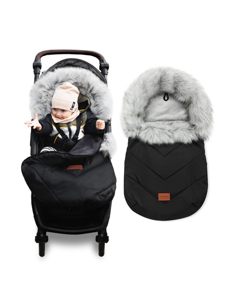 Prestižna zimska vreča Bellochi - črna